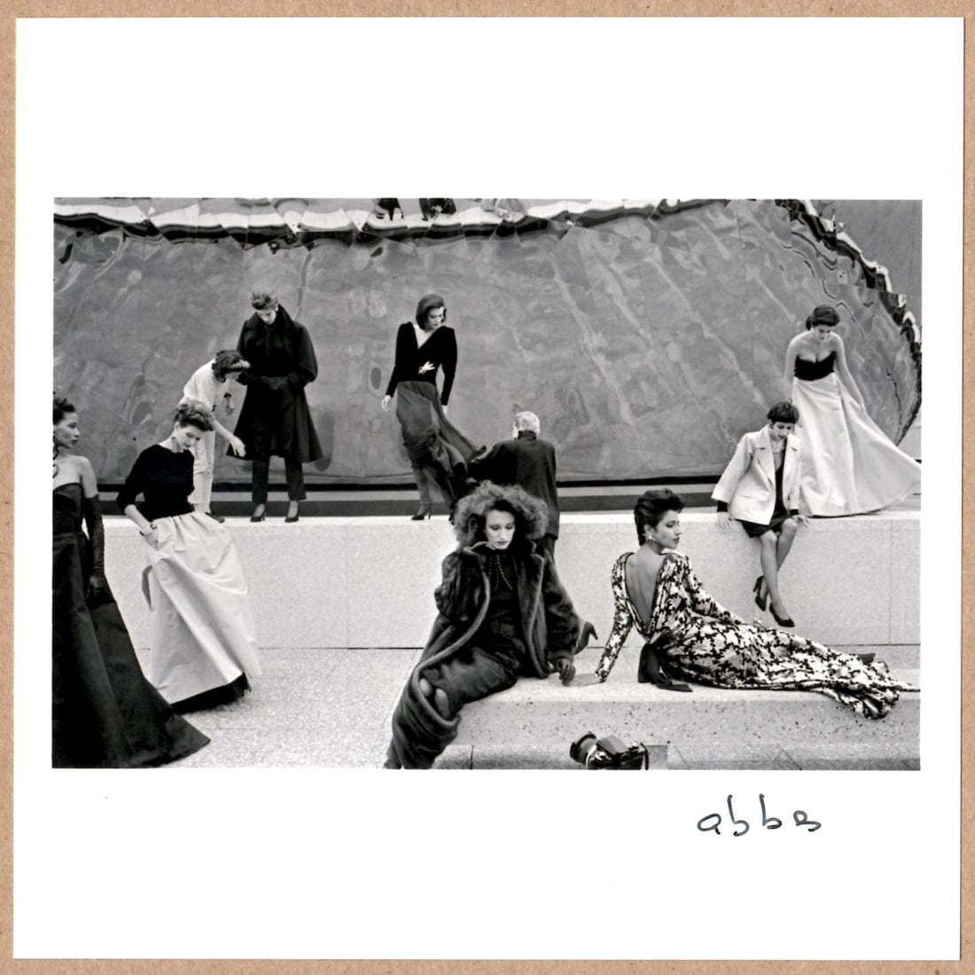 SIGNED - ABBAS - FIRST FASHION SHOOT LTD 6" x 6" MAGNUM ARCHIVAL PRINT. (1 of 2)