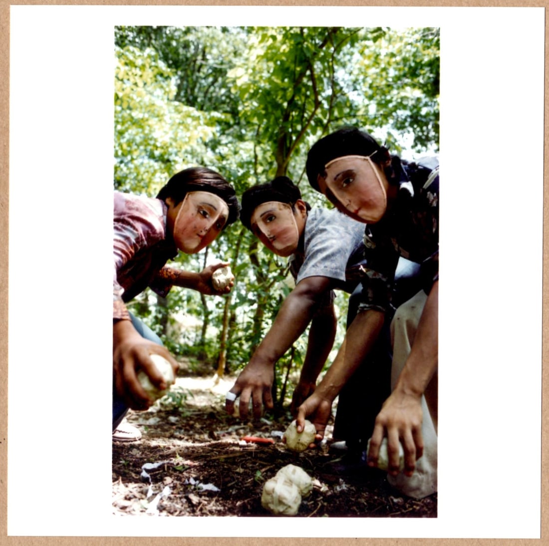 SIGNED SUSAN MEISELAS INSURRECTION REBEL MASKS, NICARAGUA LTD 6 x 6 MAGNUM PRINT.: Description: Susan Meiselas 6"x 6" limited edition Archival Matte paper print. Image size is 5.5" on the longest side and the paper size is 6" x 6". The Print is hand SIGNED by Susan Meiselas on the v