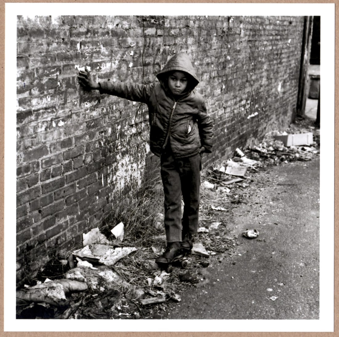 SIGNED - BRUCE DAVIDSON - EAST 100TH STREET LTD 6" x 6" MAGNUM ARCHIVAL PRINT. (1 of 2)