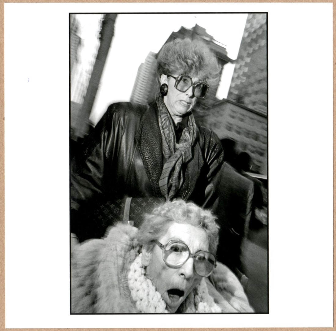 SIGNED - BRUCE GILDEN - NEW YORK CITY. 1990 - LTD 6" x 6" MAGNUM PRINT. (1 of 2)