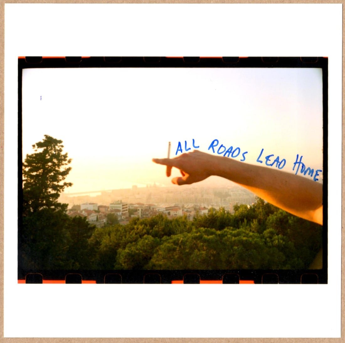 SIGNED - JIM GOLDBERG - ALL ROADS LEAD HOME, 1999, FROM THE RAISED BY WOLVES SERIES - LTD 6" x 6" (1 of 2)