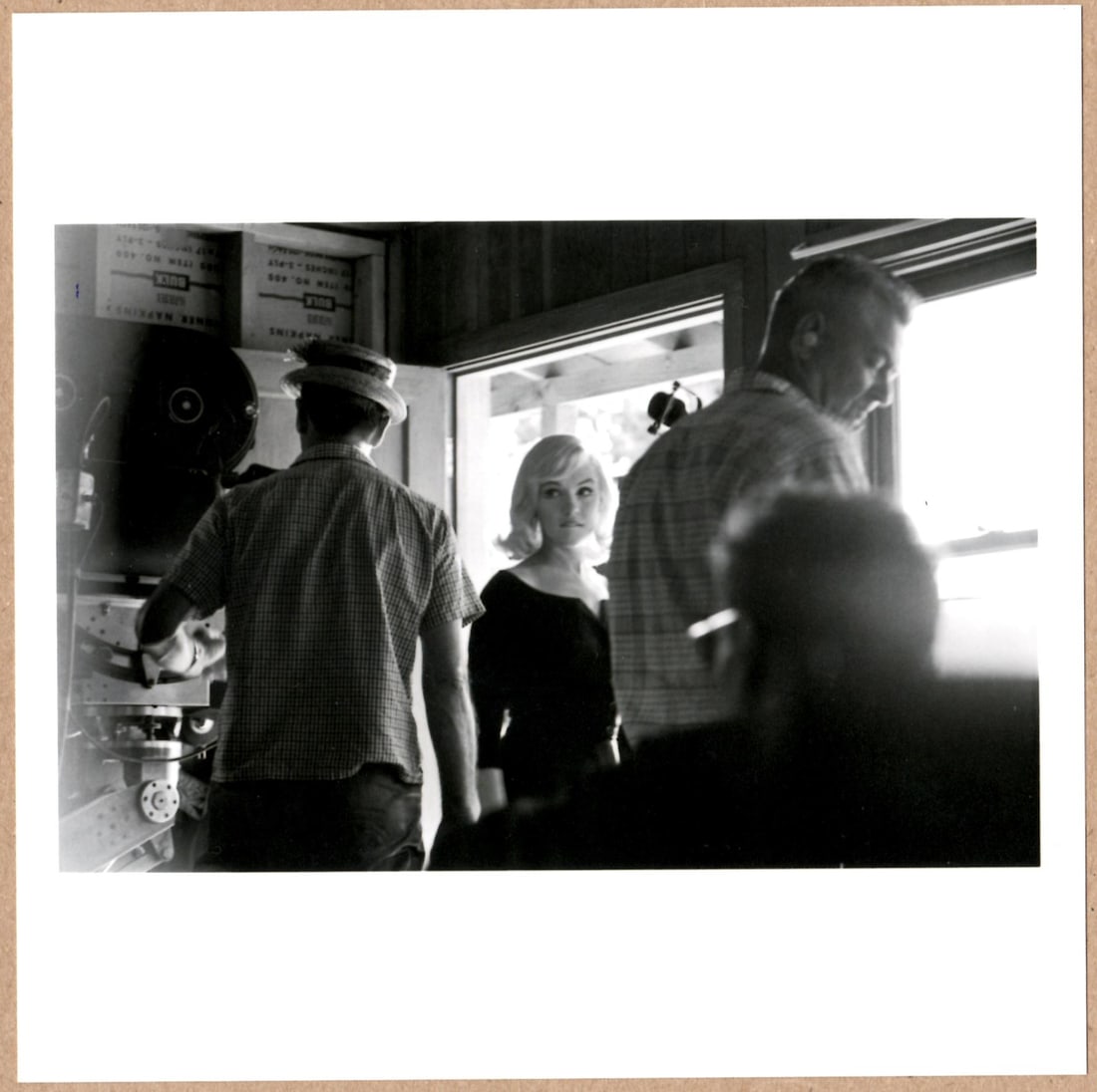 ESTATE STAMPED - INGA MORATH - MARILYN MONROE, MISFITS 1960 6" x 6" MAGNUM PRINT. (1 of 2)