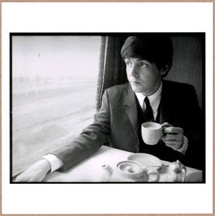 SIGNED - HARRY BENSON - PAUL MCCARTNEY HARD DAYS NIGHT - LTD 6" x 6" MAGNUM ARCHIVAL PRINT .: Description: 6"x 6" limited edition Fuji Crystal Archival Matte paper print. Image size is 5.5" on the longest side and the paper size is 6" x 6". The Print is SIGNED by Harry Benson on the verso.Cond