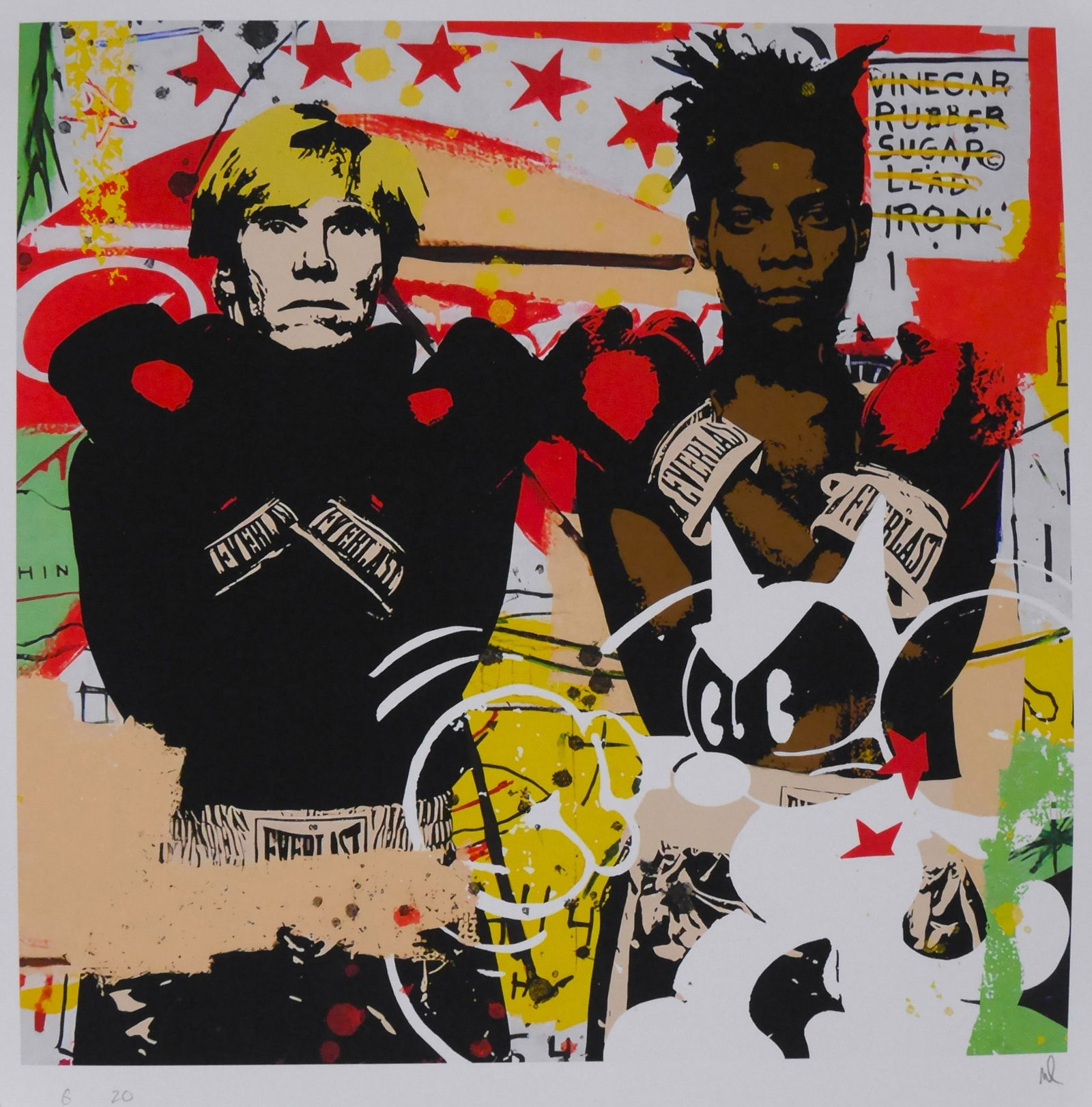 McFly, Marly [SIGNED]; Heavyweights - Andy Warhol and Jean-Michel Basquiat Iconic Boxers LTD ED /#20 (1 of 4)
