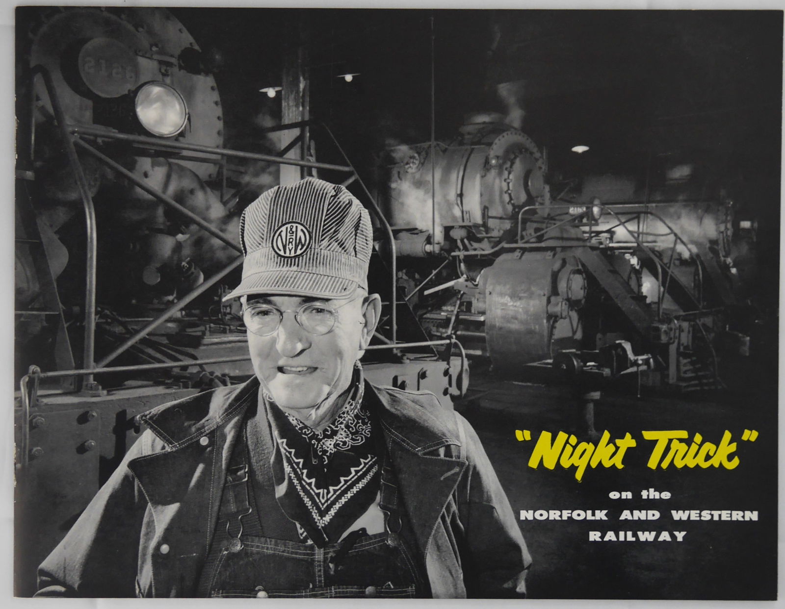 Link, O Winston; Night Trick  [1957 1ST EDITION - MINT COPY -  IN ORIGINAL MAILING ENVELOPE - NEVER (1 of 2)