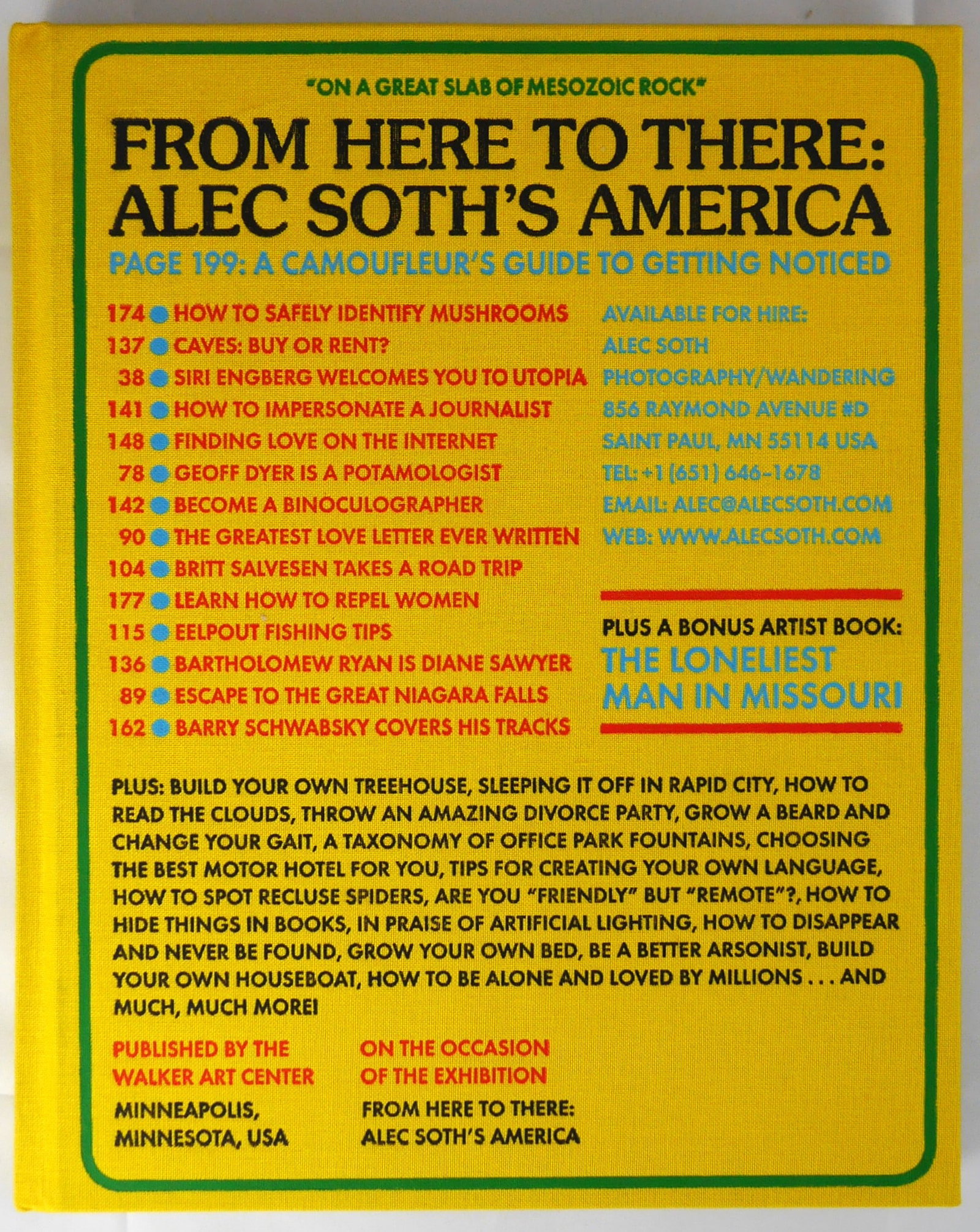 Soth, Alec; From Here to There: Alec Soth's America [2010 1ST EDITION & 1ST PRINTING - FINE COPY] (1 of 6)