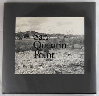 Baltz, Lewis [SIGNED]; San Quentin Point [1986 1ST EDITION & 1ST PRINTING - FINE COPY]: Aperture, Millerton, NY/Verlag Zwolftes Haus, 1986. Unpaged. First edition (1200 copies). Squarish quarto. Photographs by Lewis Baltz. Essay by Mark Haworth-Booth. Clothbound in illustrated dust jacke