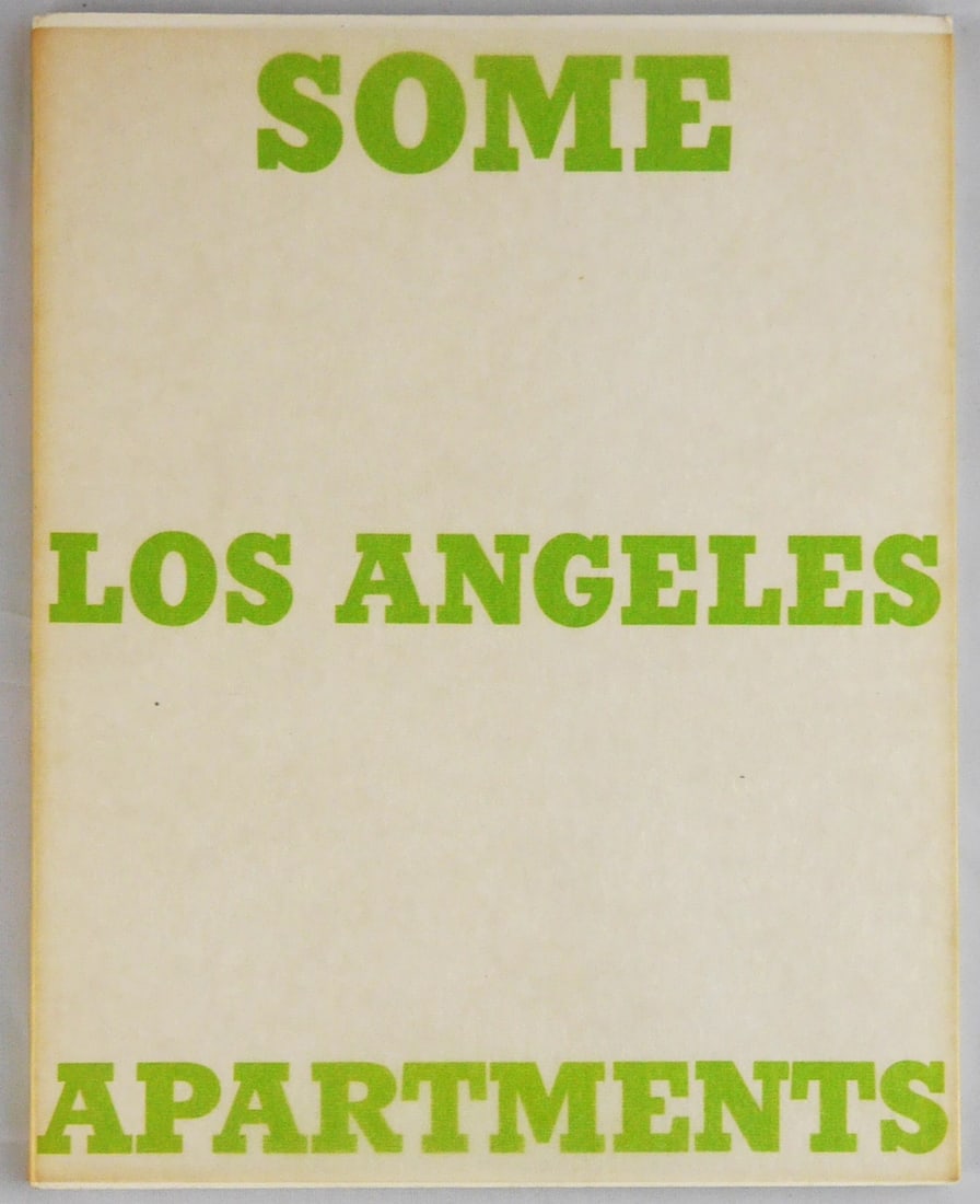 Ruscha, Ed; Some Los Angeles Apartments [RARE 1ST EDITION 1/700 - FINE COPY WITH GLASSINE JACKET] (1 of 5)