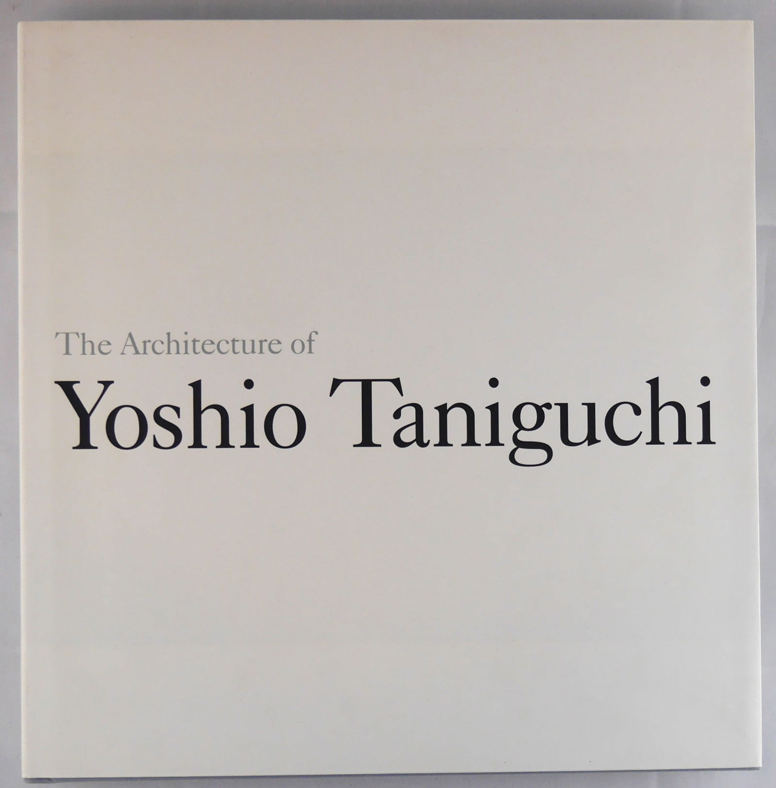 Taniguchi, Yoshio [SIGNED]; The Architecture of Yoshio Taniguchi [1999 1ST EDITION - FINE]: Harry N. Abrams, 1999. Harry N. Abrams. New. 1999. Hardcover in printed dut jacket. 4to. 11 x 11 inches. 280 pages with 434 illustrations throughout (208 in color) documenting nearly 20 of the archite