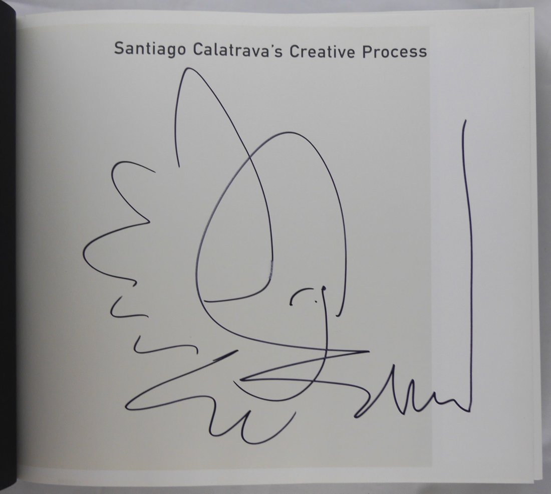 Calatrava, Santiago [SIGNED 2]; Santiago Calatrava's Creative Process, Sketchbooks and Fundamentals (1 of 18)