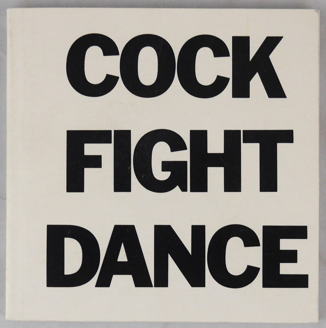 Lewitt, Sol, Cock Fight Dance [1980 1ST EDITION & 1ST PRINTING]: New York, Rizzoli International Publications & Multiples, 1980. Softcover. First Edition. 11 x 11 cm. Original wrappers. With 48 color photos of fighting roosters. BOOK CONDITION: Fine; a solid, tight