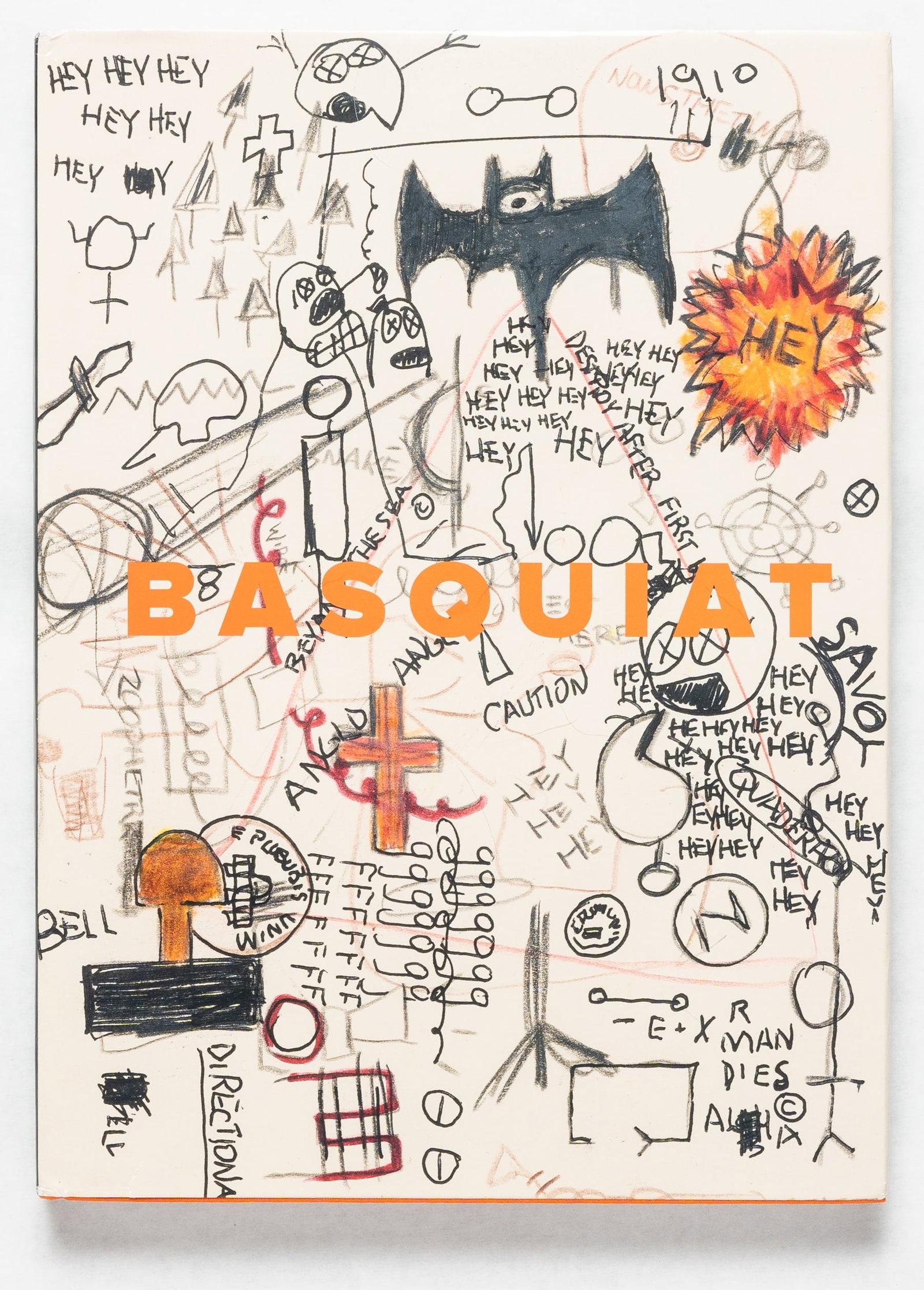 Basquiat, Jean-Michel; Schwartz, Ken; Hey! Hey! Hey!: Detour gallery, 2021. Hardcover in illustrated dust jacket. First Edition, First Printing. 12.5" x 9" x 2". 358 pages filled with color illustrations throughout (including several gate-folds) offering