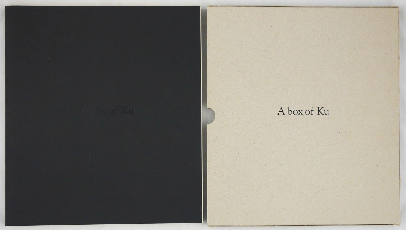 Yamamoto, Masao; A Box of Ku [1998 1ST EDITION 1ST PRINTING IN SLIPCASE - FINE] (1 of 8)