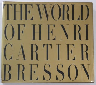 Cartier-Bresson, Henri (SIGNED);  The World of Henri Cartier-Bresson [1968 VIKING PRESS 1ST EDITION]