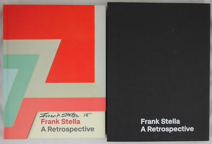 Frank Stella: A Retrospective [SIGNED 2015 YALE UNIVERSITY PRESS 1ST ED IN SLIPCASE]