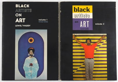 Lewis, Samella S.; Waddy, Ruth G.;  Black Artists on Art, Vols 1 and 2 [WITH RARE CATALOGUE]