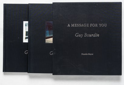 Bourdin, Guy; A Message For You [2006 STEIDL 1ST ED & 1ST PRINT- 2 VOLS IN SLIPCASE - FINE]