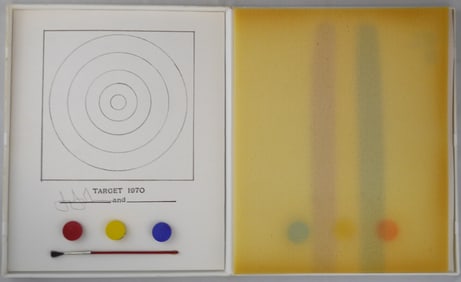 Jasper Johns; Target 1970 Technics and Creativity II. [RARE 1970 MUSEUM OF MODERN ART MULTIPLE]