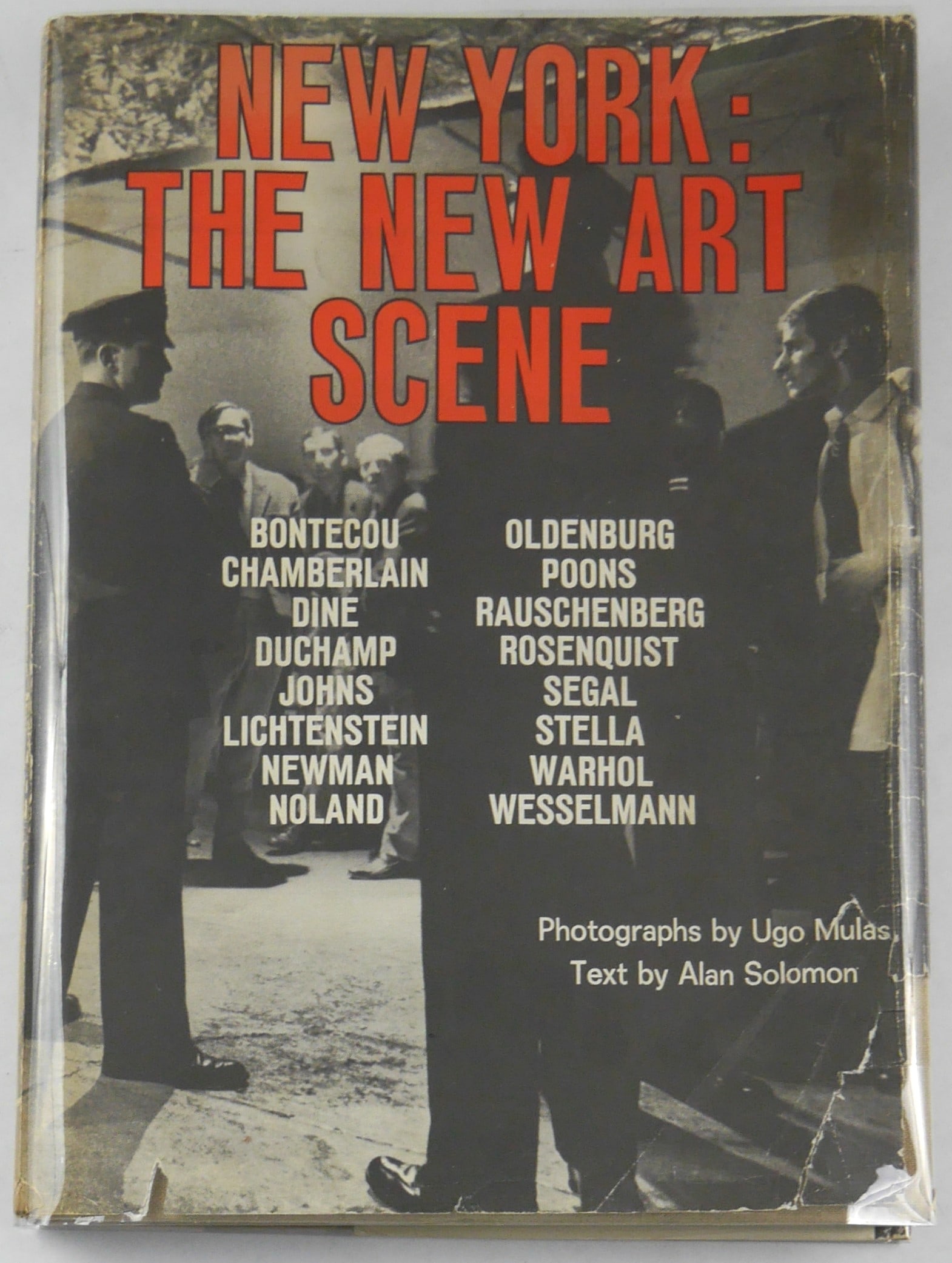 Mulas, Ugo;  New York Art Scene [1ST EDITION WITH DUST JACKET - NICE COPY] (1 of 18)