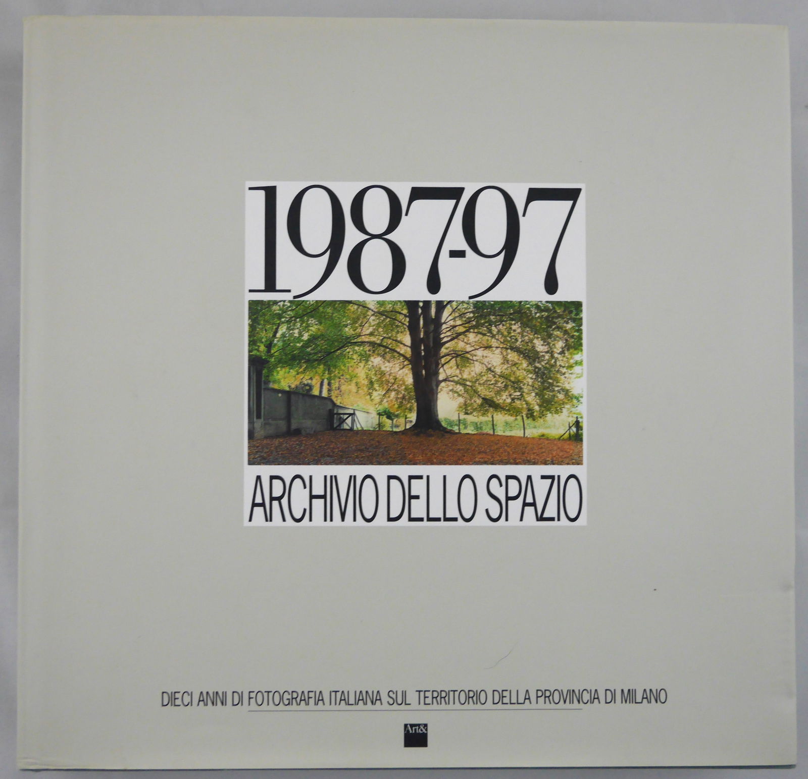 Ghirri, Luigi; Guido Guidi; et al. Archivio dello spazio 1987-97: Dieci anni della fotografia: Arti Grafiche Friulane, 1998. Hardcover in pictorial dust jacket. First Edition, First Printing. 546 pages with over 500 photographic images throughout in black and white and color. A kaleidescopic an
