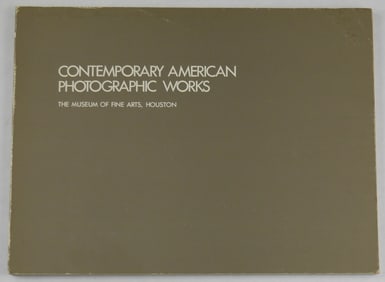 Adams, Robert; Eggleston, William; Friedlander, Lee; Contemporary American Photographic Works