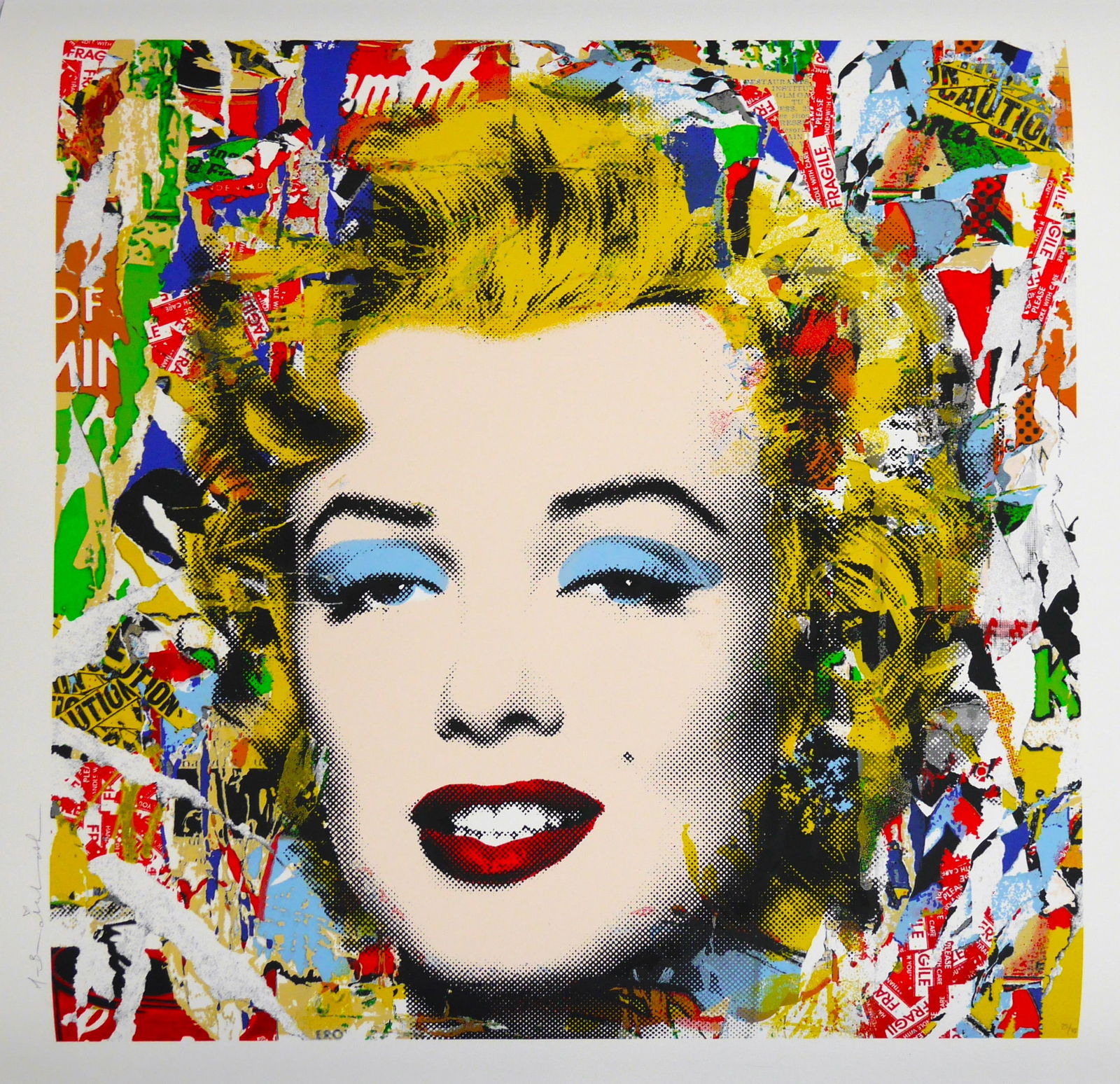 Mr. Brainwash; Monroe POPfolio - Collage [SIGNED LIMITED EDITION PRINT #/75]