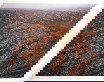 Burtynsky, Edward; Oil Fields #27, Texas City, Texas, 2004 [SIGNED LTD ED 8 x 10 INCH C-PRINT #/100]