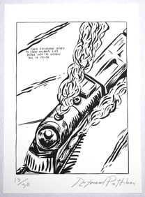 Pettibon, Raymond [SIGNED]; Untitled (These Excursions) [LTD ED PRINT #/30 - 14 x 10 INCHES]