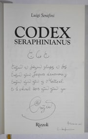 Luigi Serafini, Codex Seraphinianus [SIGNED with INSCRIPTION - 2006 RIZZOLI 1ST EDITION - FINE]