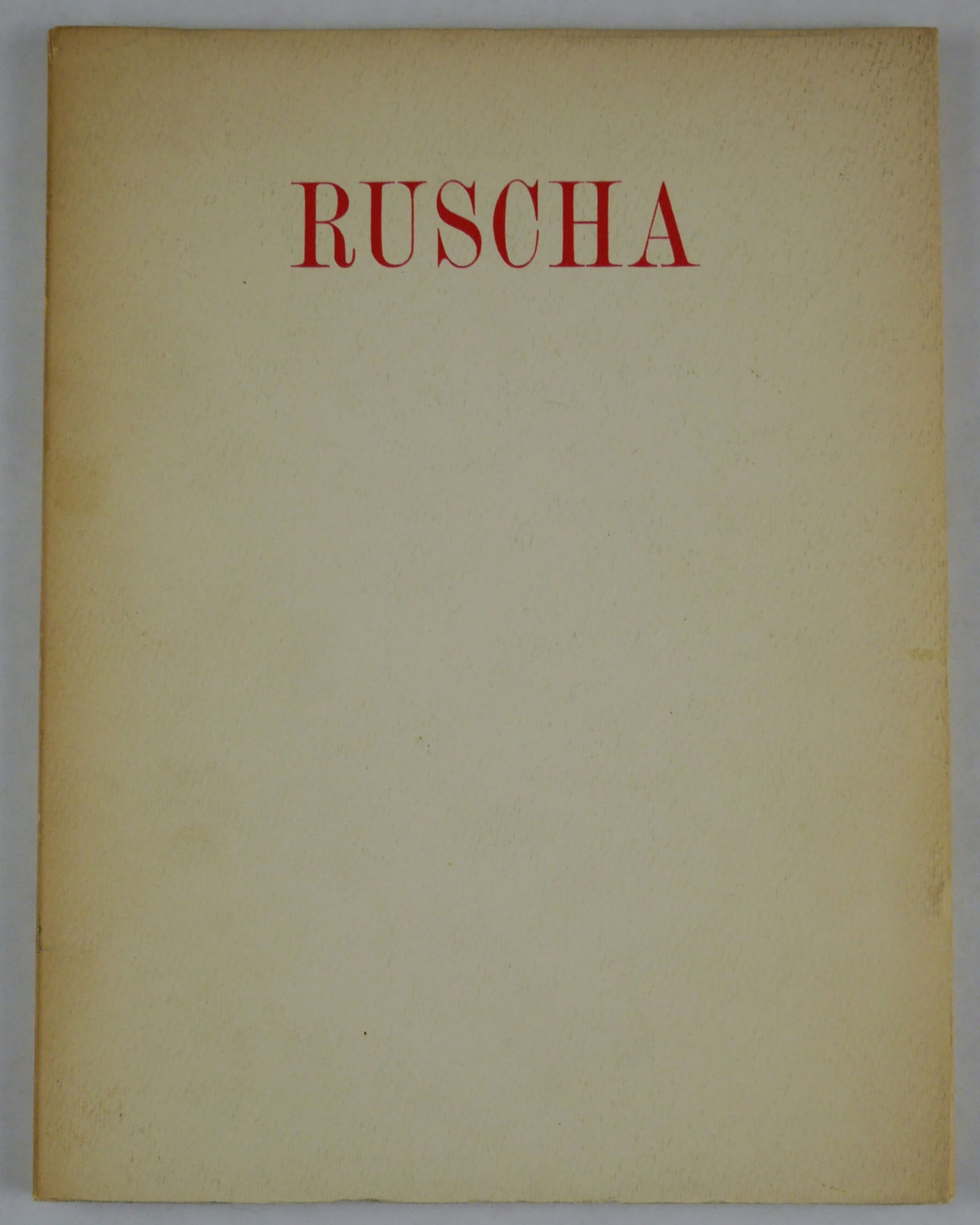Edward Ruscha [RARE - 1970 ALEXANDRE IOLAS EXHIBITION CATALOGUE] (1 of 7)