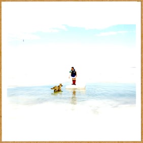 SIGNED - EVGENIA ARBUGAEVA - TANYA, YAKUTIA, SIBERIA. 2013. FROM TIKSI LTD 6" x 6" PHOTOGRAPH