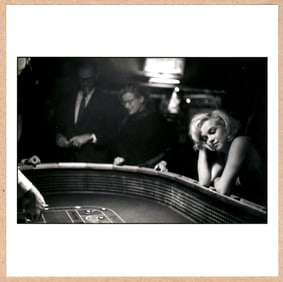 ESTATE STAMPED - EVE ARNOLD - MARILYN MONROE, NEVADA, 1960 -  6" x 6" MAGNUM PRINT