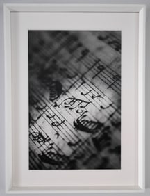 Gibson, Ralph; Bach Sonata 128, 1999 [SIGNED - Silver Gelatin Print  21.25 x 14.1" - FINE]