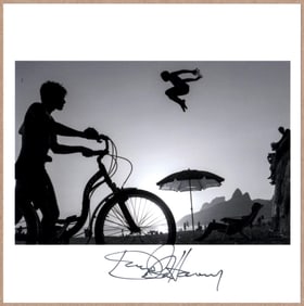 SIGNED - DAVID ALAN HARVEY - PARKOUR ARTIST, IPANEMA BEACH, RIO DE JANEIRO - LTD 6"x6" MAGNUM PRINT