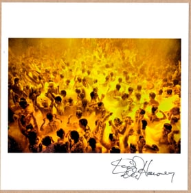 SIGNED DAVID ALAN HARVEY FOAM PARTY IBIZA, SPAIN LTD 6" x 6" MAGNUM ARCHIVAL PRINT