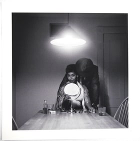 Carrie Mae Weems [SIGNED], Kitchen Table Series, Untitled (Man and Mirror) [13.78 x 13.78 LTD PHOTO]