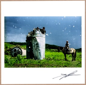 SIGNED - JONAS BENDIKSEN ALTERNATE COVER IMAGE FROM SATELLITES 6 x 6 MAGNUM ARCHIVAL PRINT