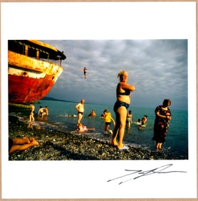 SIGNED - JONAS BENDIKSEN - SWIMMERS BLACK SEA LTD 6" x 6" MAGNUM ARCHIVAL PRINT