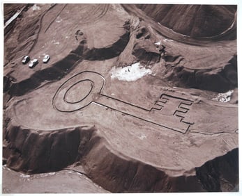 Muniz, Vik; Key, from Earthworks, 2002 [SIGNED LTD ED 8 x 10 INCH C-PRINT #/100]