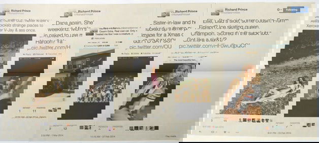 Prince, Richard; Family Tweets [2017 DESERT X - FULL SET OF 5 POSTER PRINTS]