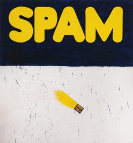 Ruscha, Ed; SPAM Actual Size [LIMITED EDITION 24 x 26 inch silkscreen print]