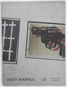 Warhol, Andy;  Guns, Knives, Crosses [RARE 1982 FERNANDO VIJANDE GALLERY PUBLICATION]
