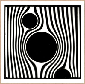 ESTATE STAMPED - WERNER BISCHOF STREAM ABSTRACT FROM THE 24 PHOTOS PORTFOLIO 6" x 6" MAGNUM PHOTO