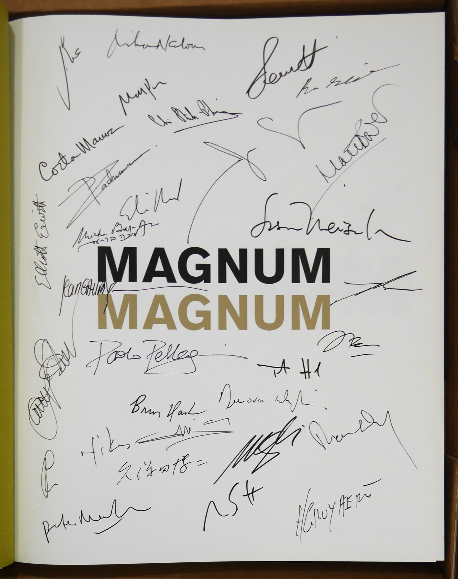 Alec Soth; Martin Parr; Susan Meiselas; Elliott Erwitt; Magnum Magnum [SIGNED by 30 Photographers] (1 of 15)
