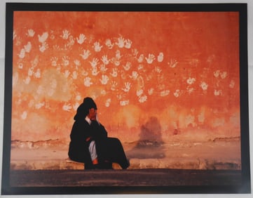Barbey, Bruno; SIGNED - BRUNO BARBEY - 11" X 14" CHROMOGENIC PRINT "ESSAOUITA MAROC, 1985";