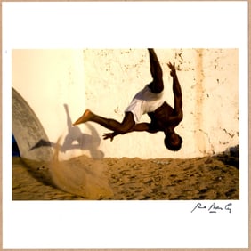 SIGNED - BRUNO BARBEY - CAPOEIRA PRACTICE, BAHIA, BRAZIL - LTD 6" x 6" MAGNUM ARCHIVAL PRINT