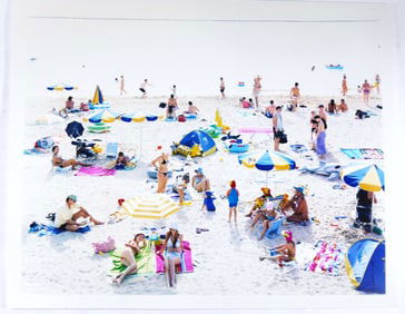 Massimo Vitali - Portfolio of 31 photographs [Landscape with Figures and Disco measuring 20' x 16"