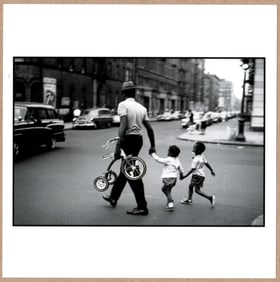 ESTATE STAMPED - LEONARD FREED - HARLEM, NEW YORK, 1963 LTD 6" x 6" MAGNUM PRINT