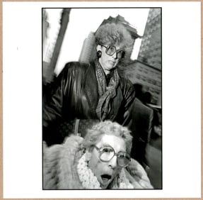 SIGNED - BRUCE GILDEN - NEW YORK CITY. 1990 - LTD 6" x 6" MAGNUM PRINT