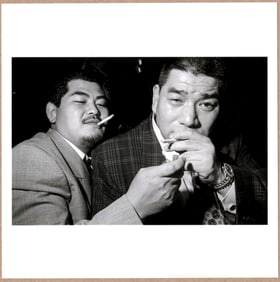 SIGNED - BRUCE GILDEN - IMAGE FROM GO, YAKUZA, GINZA, TOKYO JAPAN 1998 6" x 6" MAGNUM PRINT